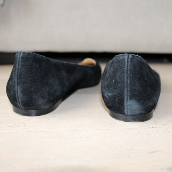 SAM EDELMAN Ruby Keyhole Flat Pointed Toe Slip On Black | 8 - Picture 4 of 7